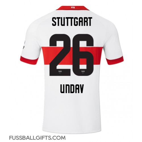 Stuttgart Deniz Undav #26 Fußballbekleidung Heimtrikot 2024-25 Kurzarm